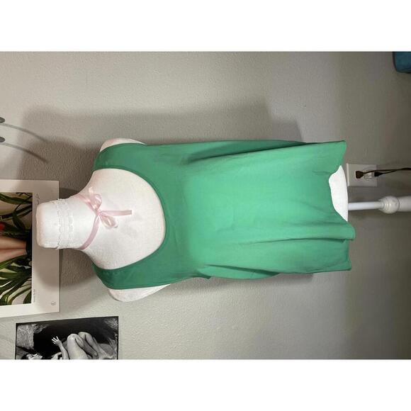 Frenchi Women's Green Tank Top - Size M - Picture 1 of 4